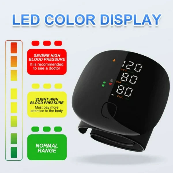 Smart Wrist Electronic BP Monitor